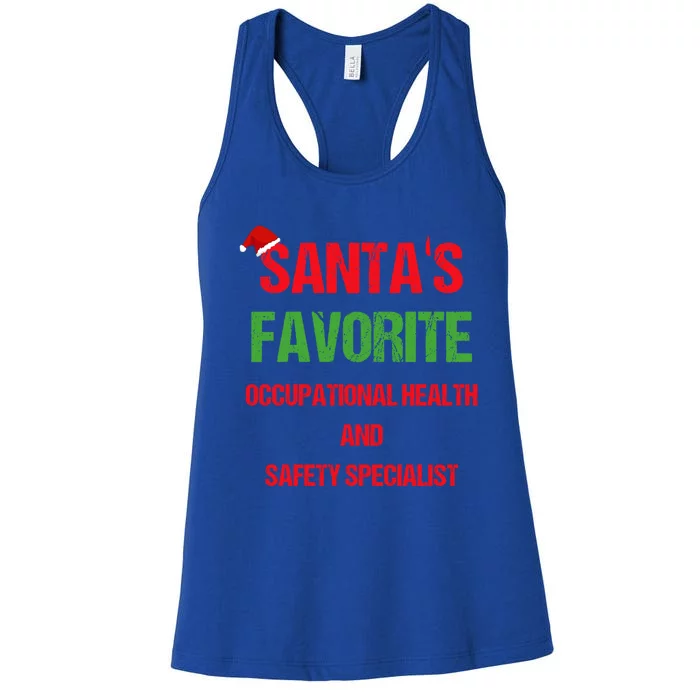 Occupational Health And Safety Specialist Christmas Gift Women's Racerback Tank