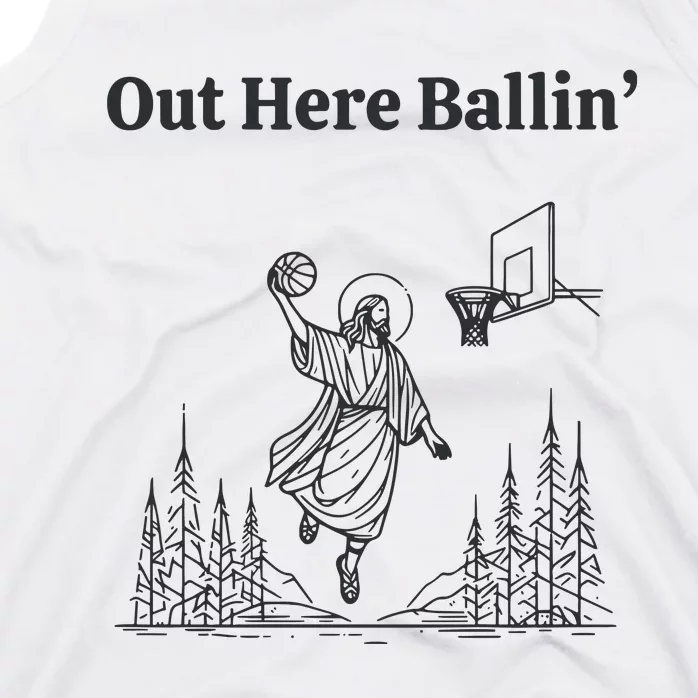 Out Here Ballin Jesus Tank Top