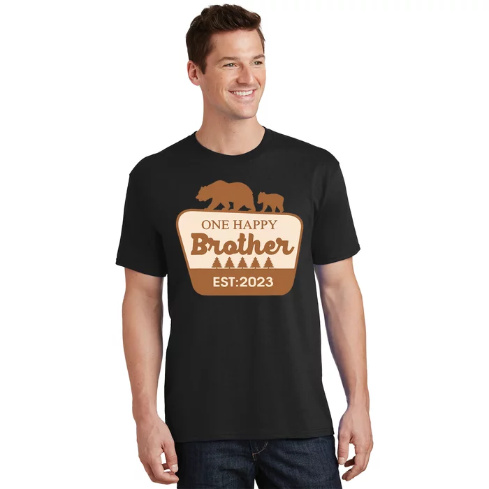 One Happy Brother Happy Camper Matching Family Birthday T-Shirt