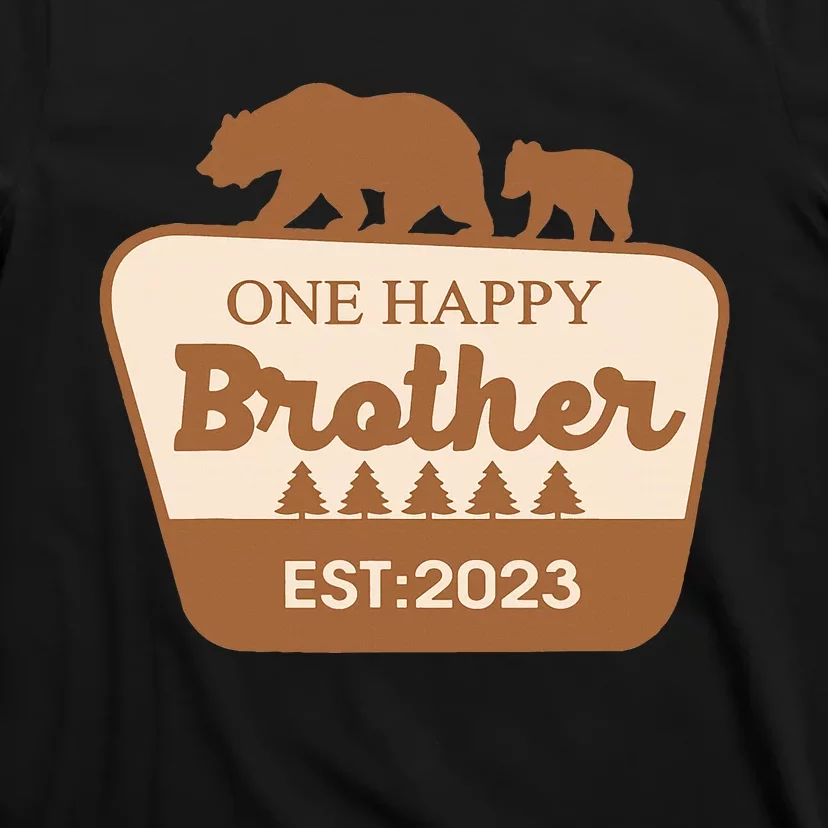 One Happy Brother Happy Camper Matching Family Birthday T-Shirt