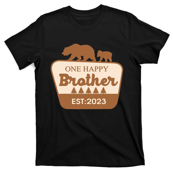 One Happy Brother Happy Camper Matching Family Birthday T-Shirt