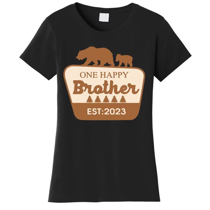 One Happy Brother Happy Camper Matching Family Birthday Women's T-Shirt