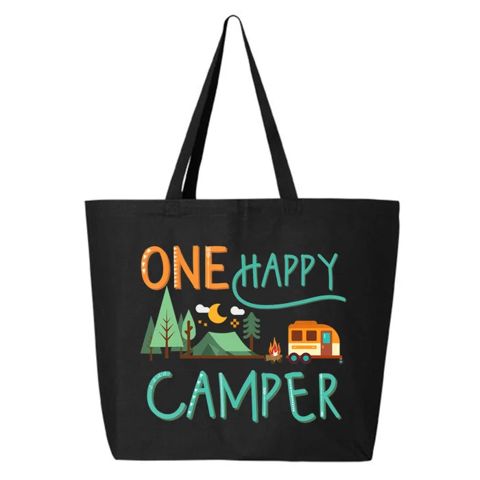 one happy camper first birthday design, Camping Matching 25L Jumbo Tote