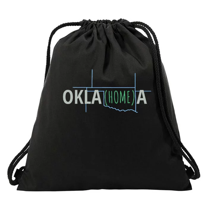 Oklahoma Home Cute Oklahomea Okc Drawstring Bag