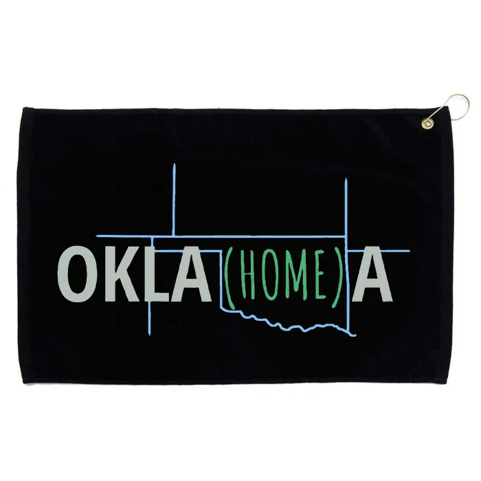 Oklahoma Home Cute Oklahomea Okc Grommeted Golf Towel