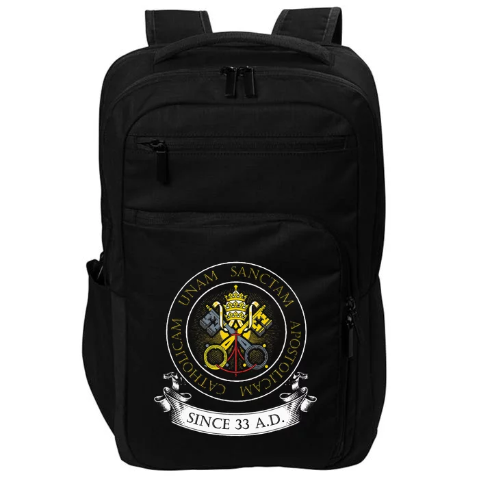 One Holy Catholic & Apostolic Church Catholic Latin Impact Tech Backpack