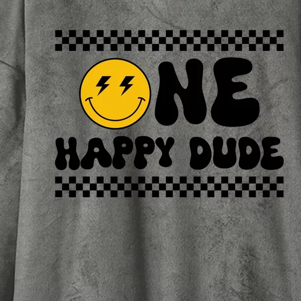 One Happy Dude Hooded Wearable Blanket