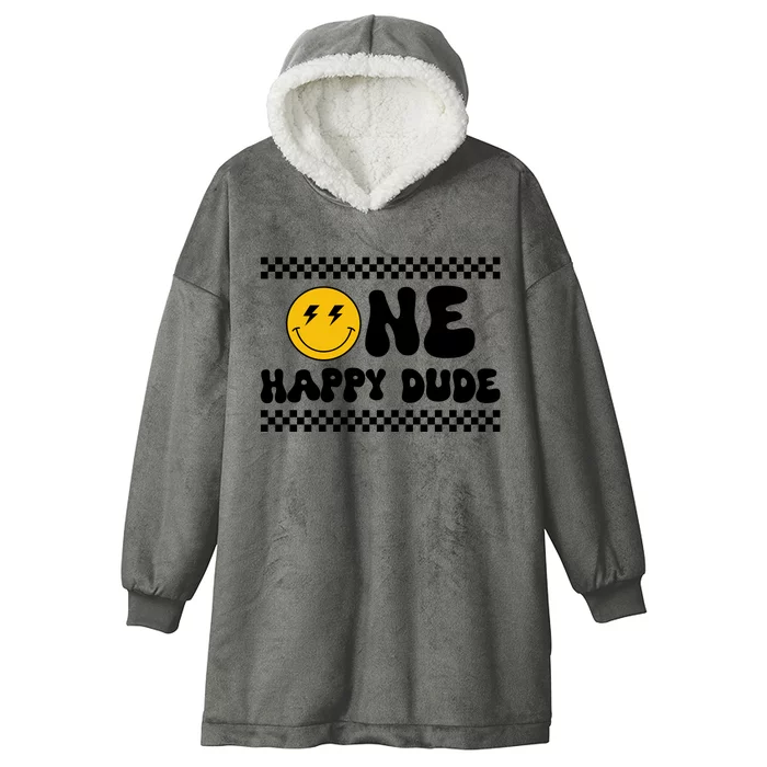 One Happy Dude Hooded Wearable Blanket