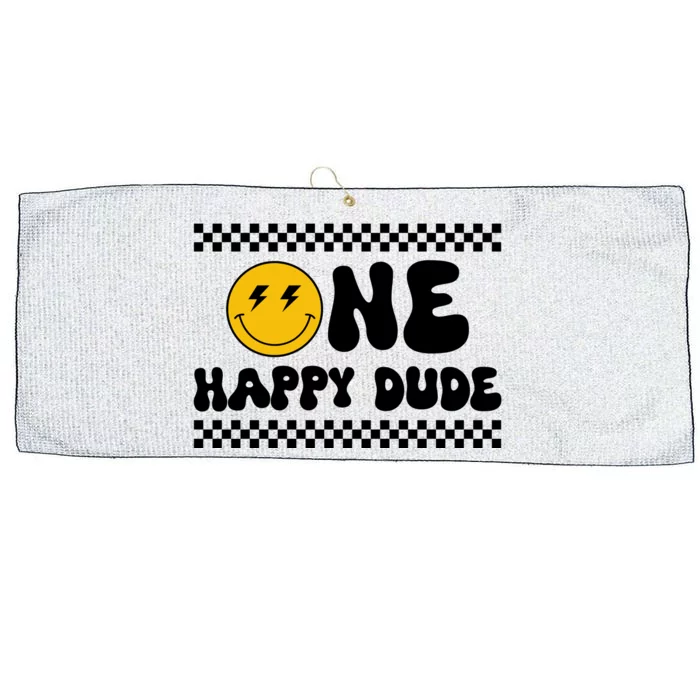 One Happy Dude Large Microfiber Waffle Golf Towel