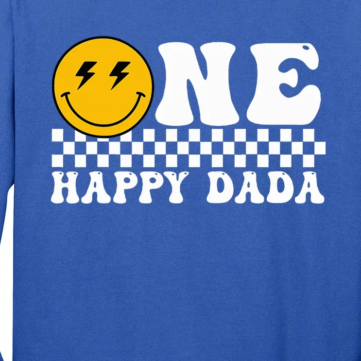 One Happy Dude Dada 1st Birthday Family Matching Long Sleeve Shirt