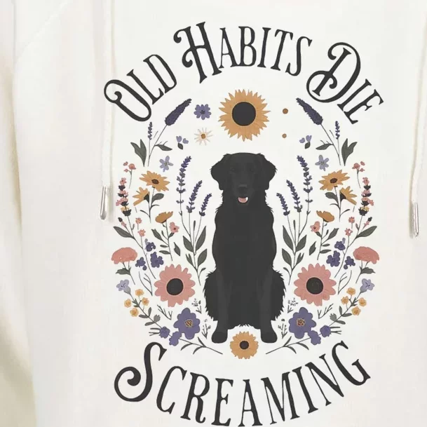 Old Habits Die Screaming Lyrics The Black Dog Ttpd Womens Funnel Neck Pullover Hood