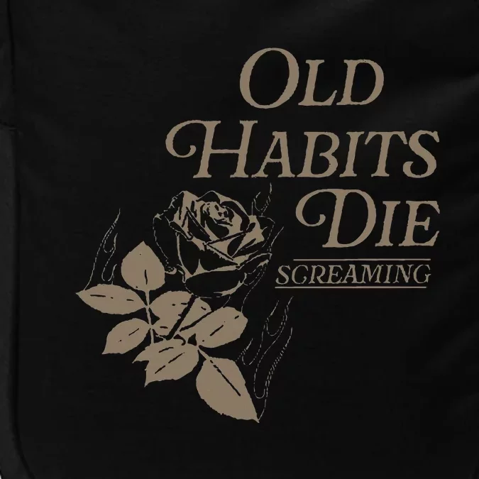 Old Habits Die Screaming Impact Tech Backpack