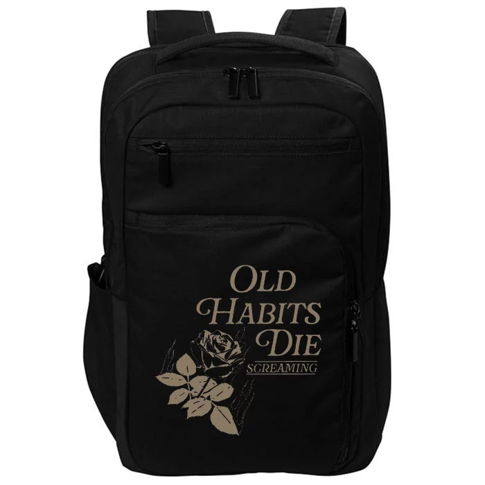 Old Habits Die Screaming Impact Tech Backpack