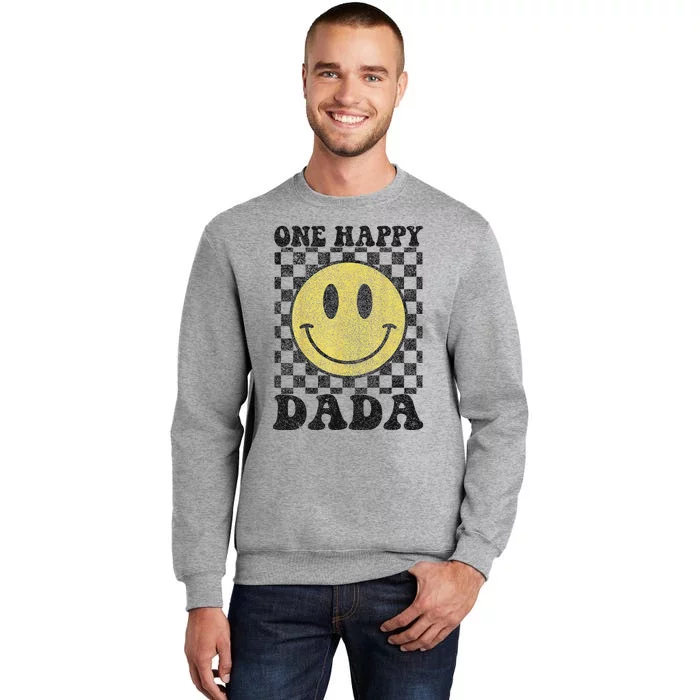 One Happy Dude Dada 1st Birthday Family Matching Tall Sweatshirt