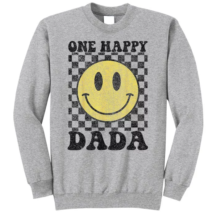 One Happy Dude Dada 1st Birthday Family Matching Tall Sweatshirt