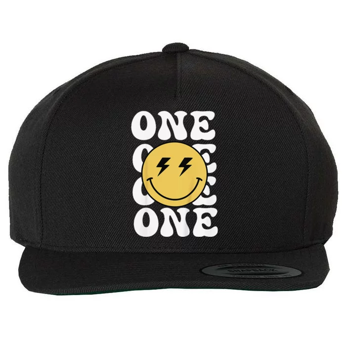 One Happy Dude 1st Birthday Theme Family Matching Wool Snapback Cap