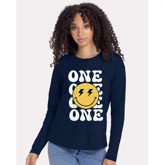 One Happy Dude 1st Birthday Theme Family Matching Womens Cotton Relaxed Long Sleeve T-Shirt