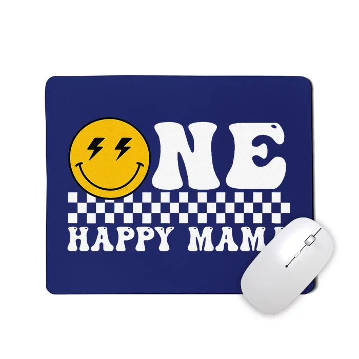 One Happy Dude Mama 1st Birthday Family Matching Mousepad