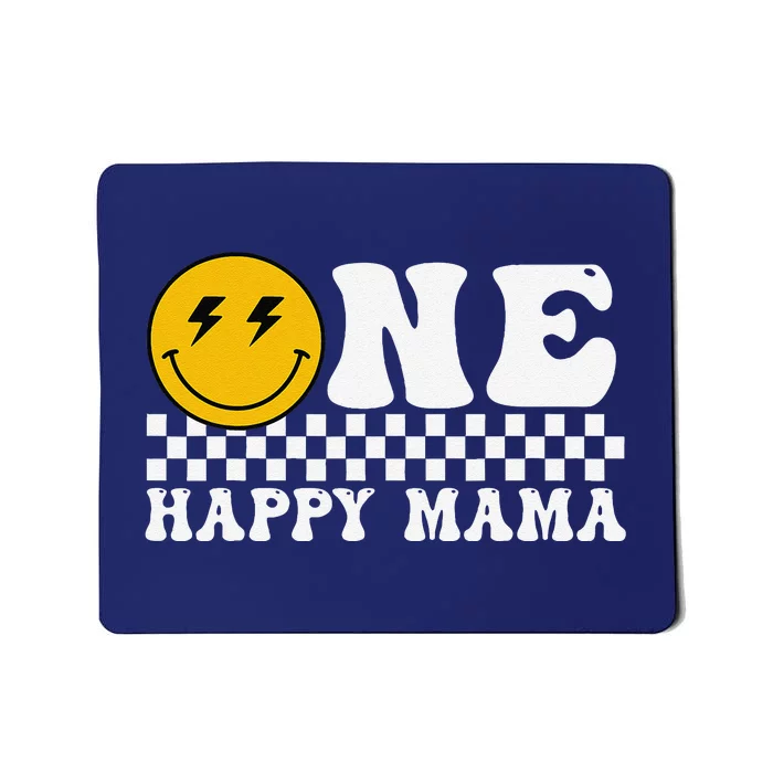 One Happy Dude Mama 1st Birthday Family Matching Mousepad