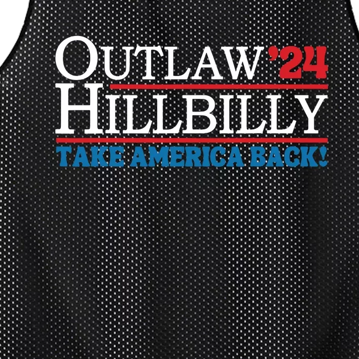 Outlaw Hillbilly Elections Mesh Reversible Basketball Jersey Tank