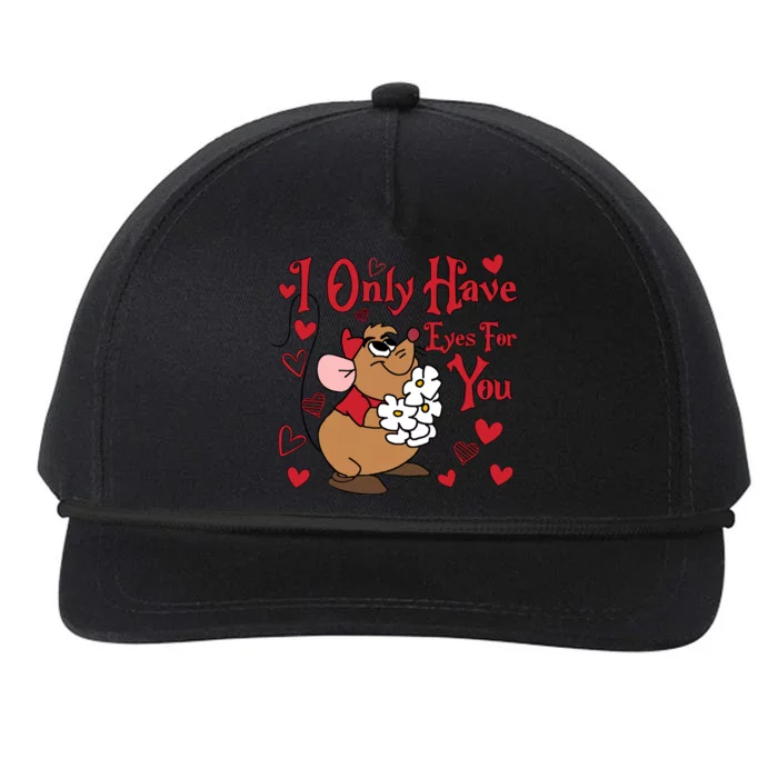 Only Have Eyes For You Gus Valentines Day Gus Lover Couple Matching Snapback Five-Panel Rope Hat