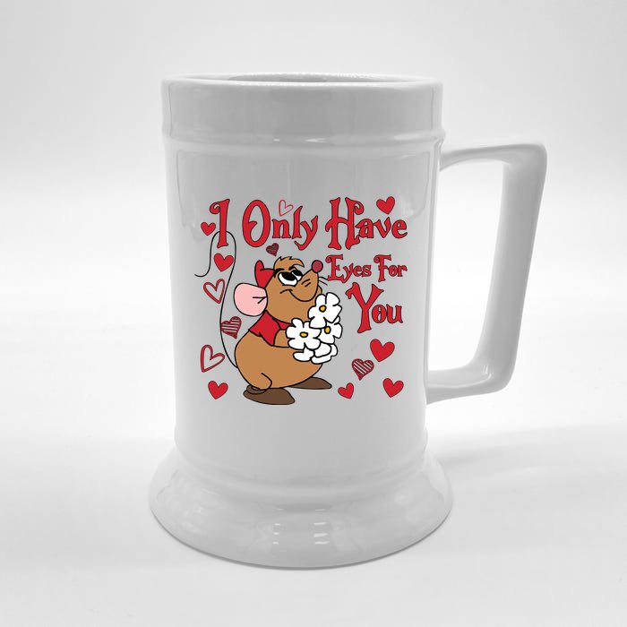 Only Have Eyes For You Gus Valentines Day Gus Lover Couple Matching Front & Back Beer Stein