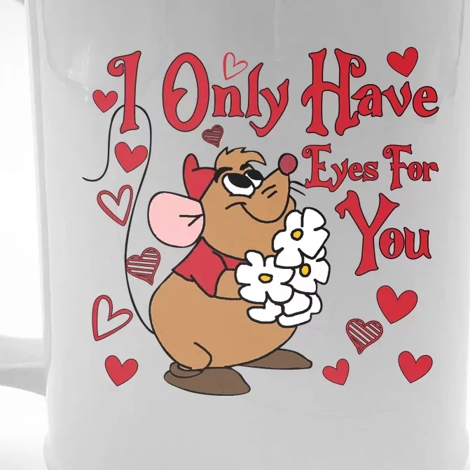 Only Have Eyes For You Gus Valentines Day Gus Lover Couple Matching Front & Back Beer Stein