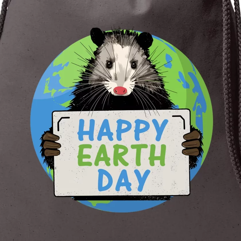 Opossum Happy Earth Day Lovers Funny Possum Gift Drawstring Bag