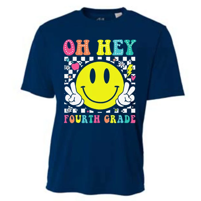 Oh Hey Fourth Grade Teacher First Day Of School Cooling Performance Crew T-Shirt