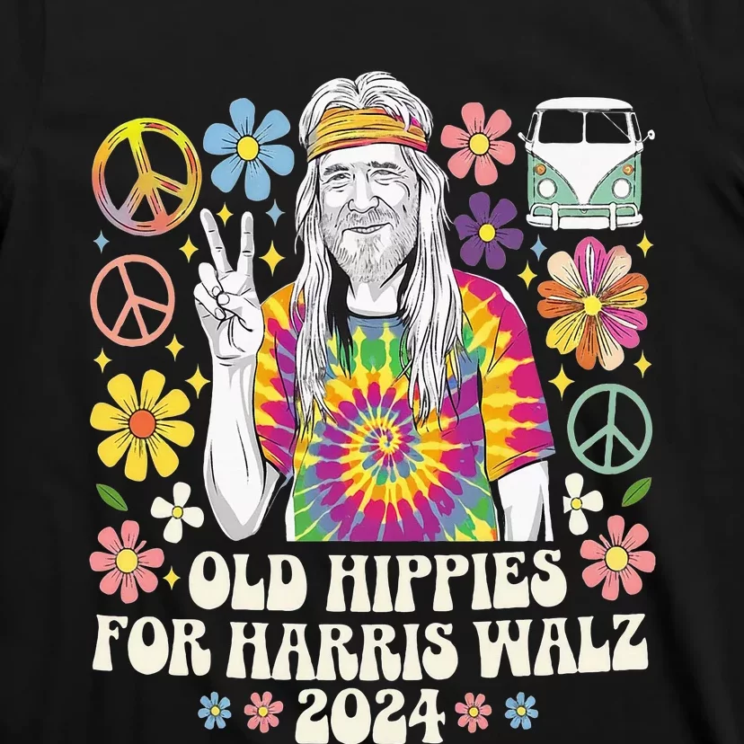 Old Hippies For Harris Waltz 2024 T-Shirt