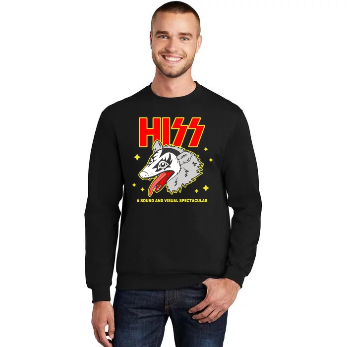 Opossum Hiss Funny Possum Hiss Gift Tall Sweatshirt