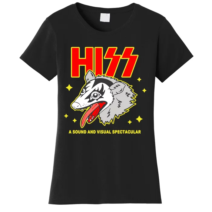 Opossum Hiss Funny Possum Hiss Gift Women's T-Shirt