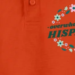 Overwhelmingly Hispanic Floral Dry Zone Grid Performance Polo