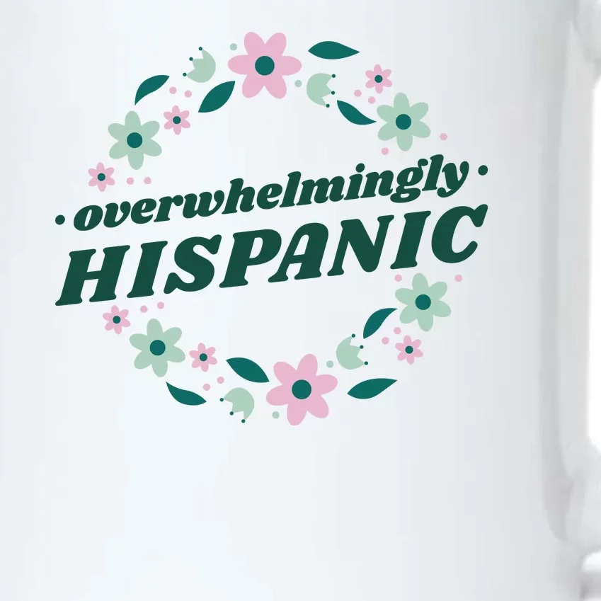 Overwhelmingly Hispanic Floral Black Color Changing Mug