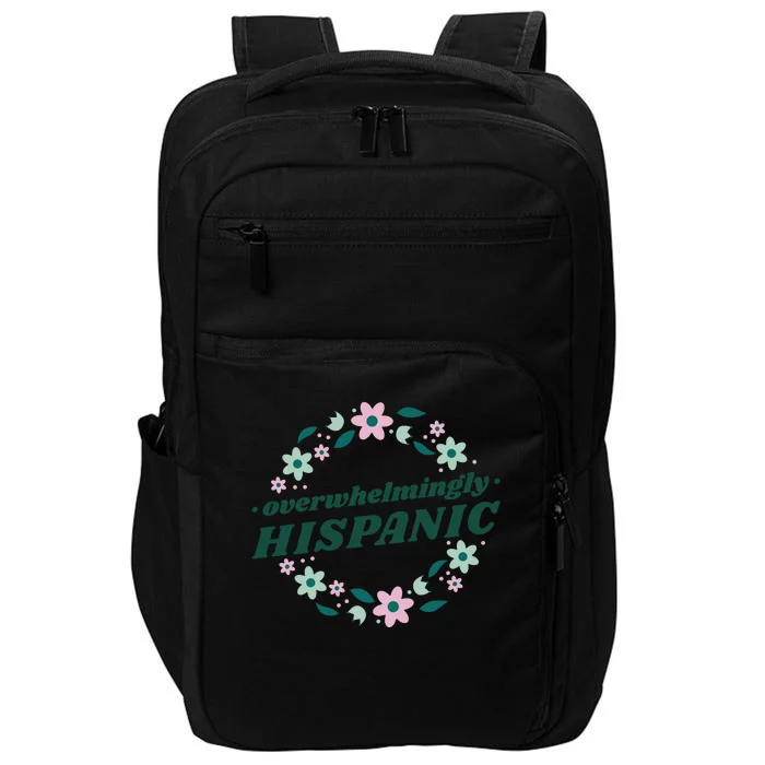 Overwhelmingly Hispanic Floral Impact Tech Backpack