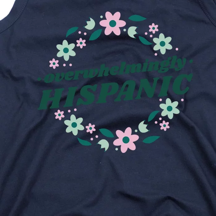 Overwhelmingly Hispanic Floral Tank Top