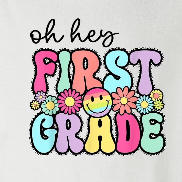 Oh Hey First Grade Teacher First Day Of School Toddler Long Sleeve Shirt