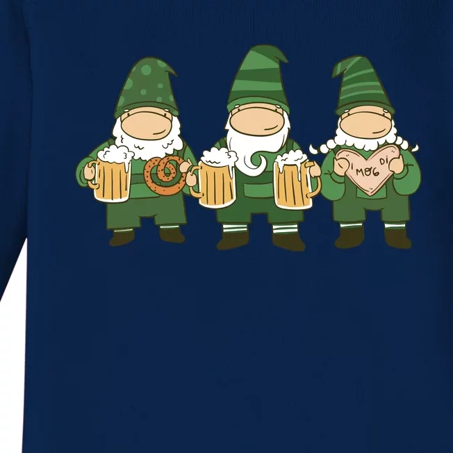 Oktoberfest Holiday Gnomes Baby Long Sleeve Bodysuit