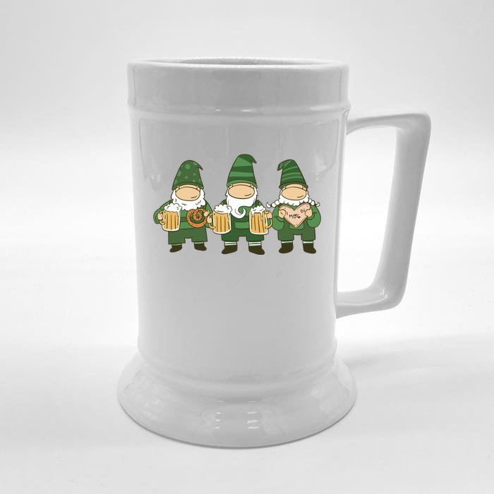 Oktoberfest Holiday Gnomes Front & Back Beer Stein