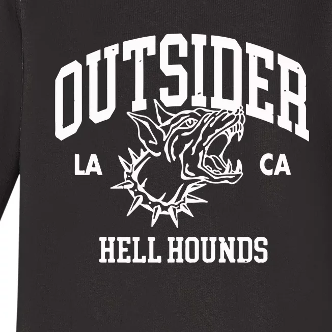 Outsider Hell Hounds La Ca Baby Long Sleeve Bodysuit