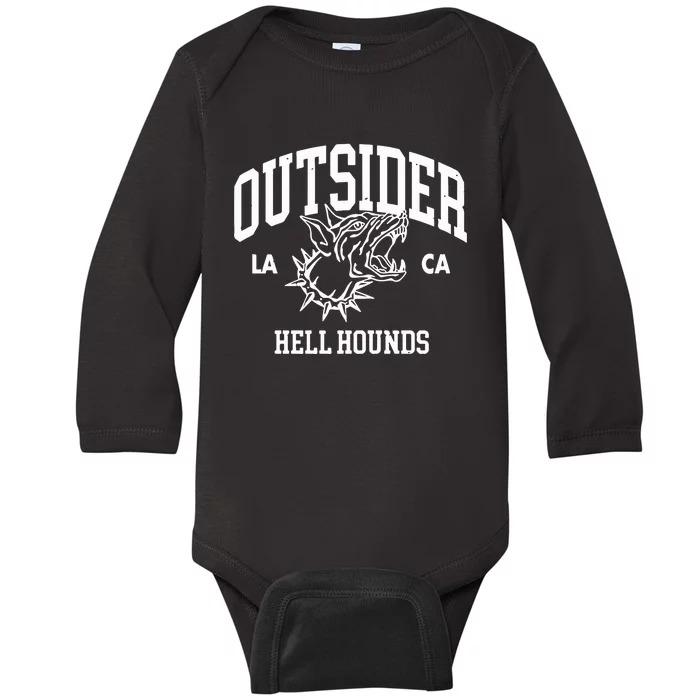 Outsider Hell Hounds La Ca Baby Long Sleeve Bodysuit