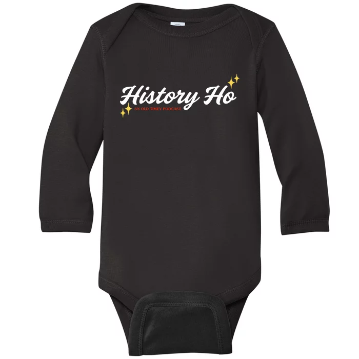 Oldtimeypodcast History Ho An Old Timey Podcast Baby Long Sleeve Bodysuit