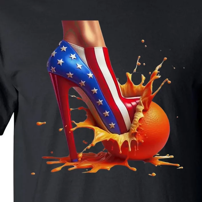 Orange High Heel Crush Tall T-Shirt