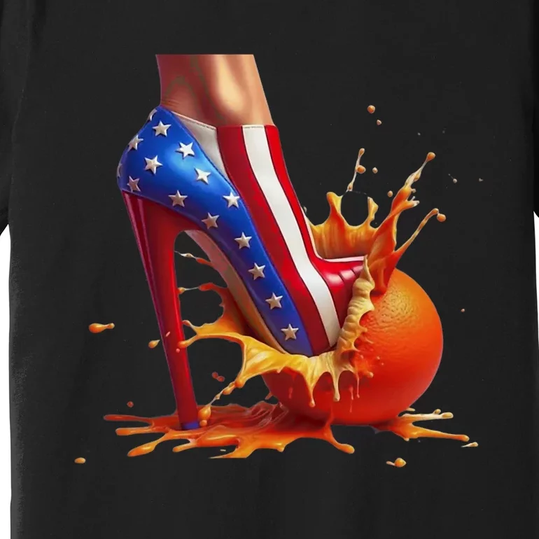 Orange High Heel Crush Premium T-Shirt