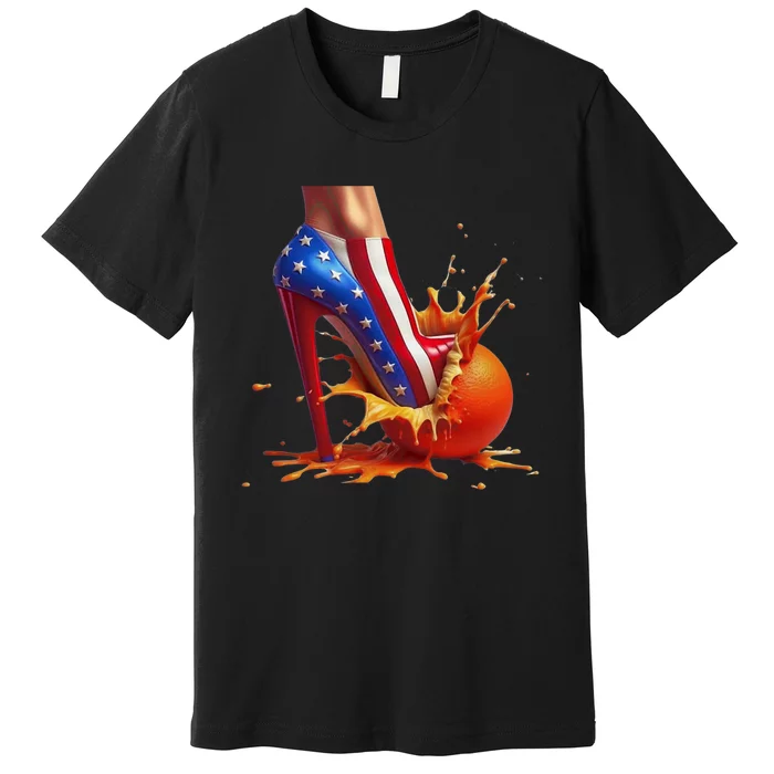 Orange High Heel Crush Premium T-Shirt