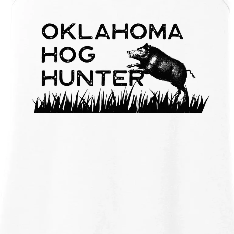 Oklahoma Hog Hunter Feral Boar Texas Ladies Essential Tank