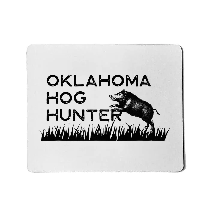 Oklahoma Hog Hunter Feral Boar Texas Mousepad