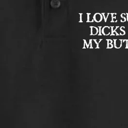 Offensive Humour I Love Sucking Dicks With My Butthole Dry Zone Grid Performance Polo