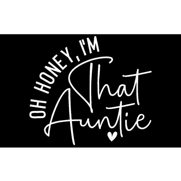 Oh Honey IM That Auntie Heart Cute Aunt To Be Gift Bumper Sticker