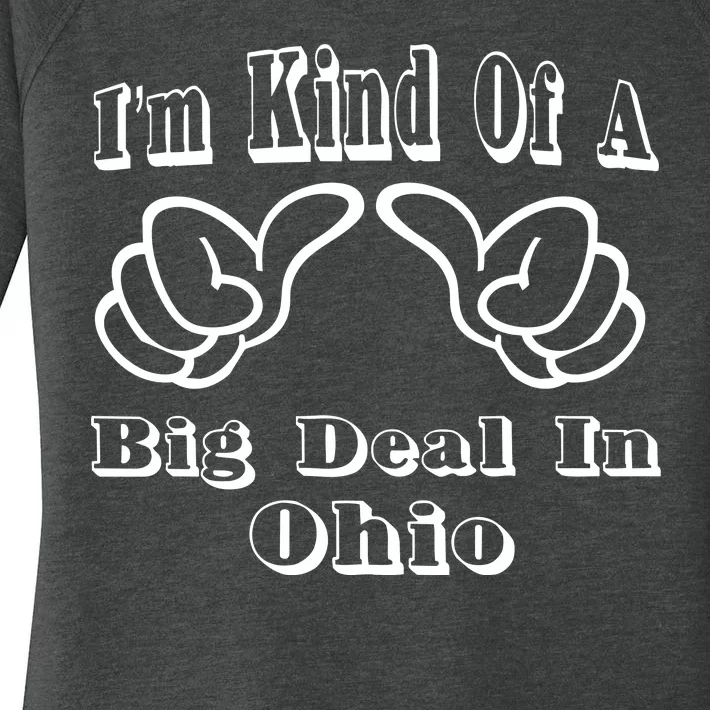 Ohio Big Deal Women's Perfect Tri Tunic Long Sleeve Shirt